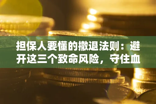 济南担保人要懂的撤退法则：避开这三个致命风险，守住血汗钱