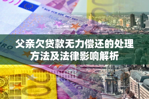 济南父亲欠贷款无力偿还的处理方法及法律影响解析